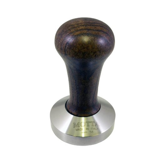 Motta Wooden Coffee Tamper - Flat Base 58mm